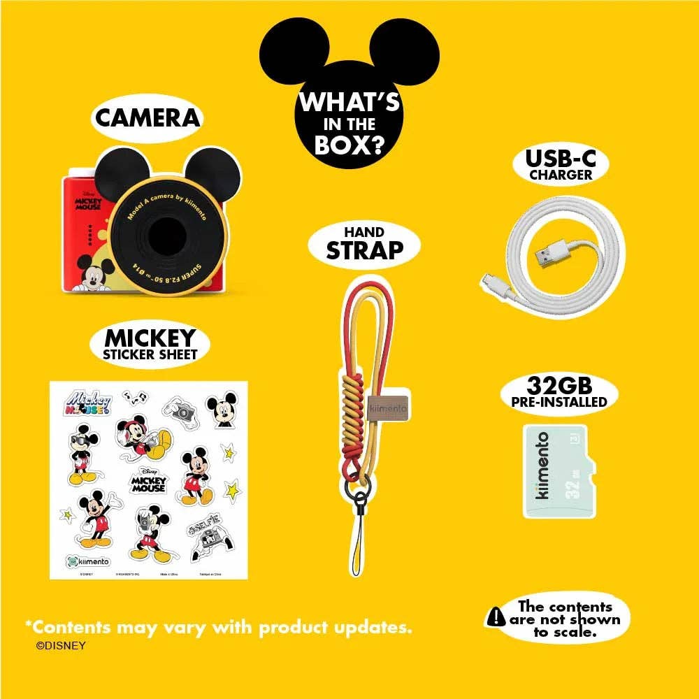 kiimento (formerly Kidamento) - Disney Mickey Mouse Mini Camera