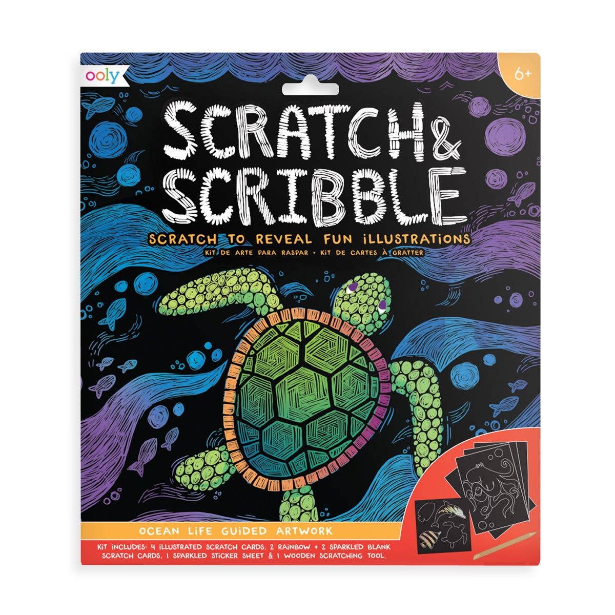 OOLY - Scratch & Scribble: Ocean Life (10 PC Set)