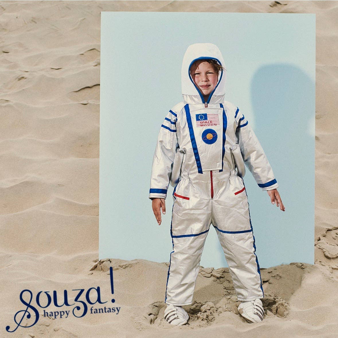 Speedy Monkey - Spaceman Costume for Kids - Carnival & Festive Use (2 sizes): 3-4 years
