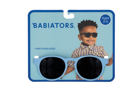 Babiators - Bermuda Blue Keyhole Kids Sunglasses on Peggable Hangtag : Ages 3-5