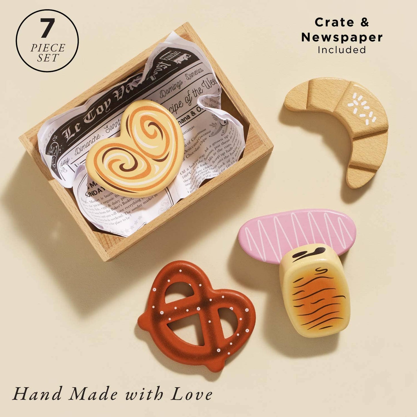 Le Toy Van, Inc. - Bakery & Patisserie Wooden Market Crate