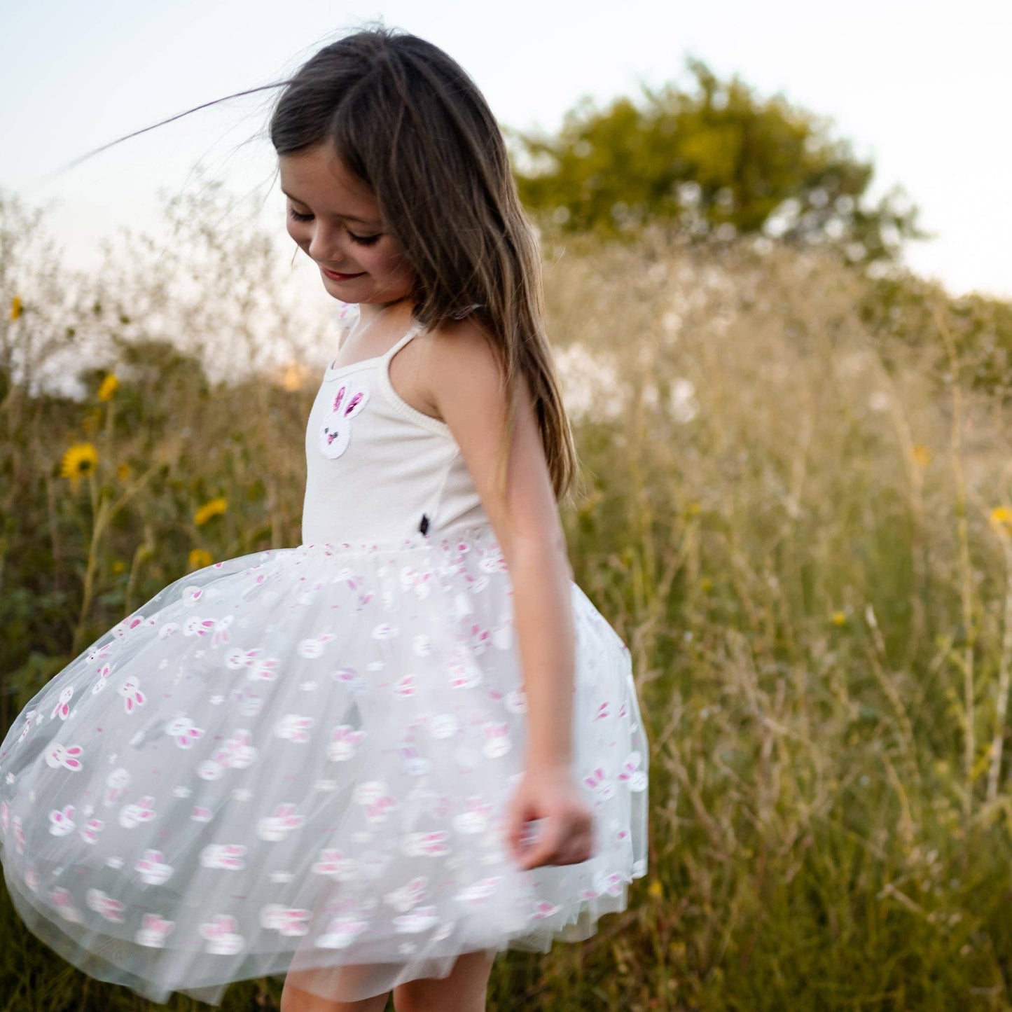 Petite Hailey - May Frill Tutu Dress: Pink / 8
