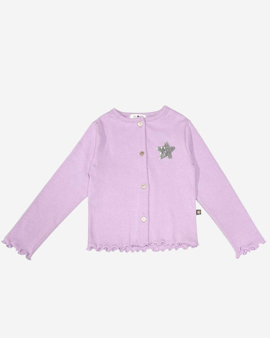 Petite Hailey - PH Star Cardigan : Purple / 8