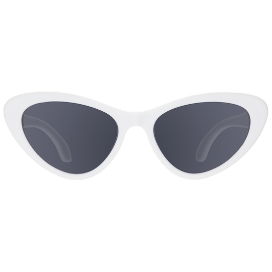 Babiators - Wicked White Kids Cat-Eye Kids Sunglasses ( UV Protection): Age 3-5 / Cat Eye