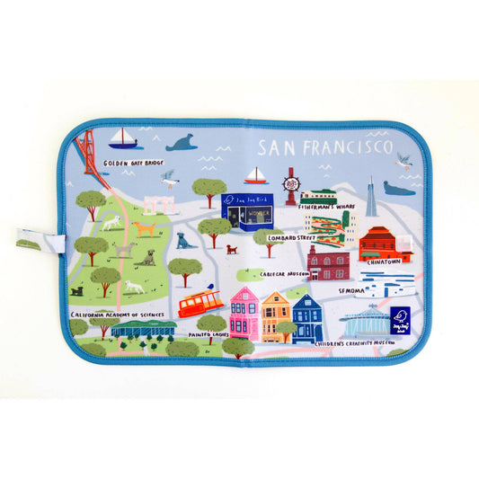 Jaq Jaq Bird - San Francisco Dry + Wet Activity Placemat