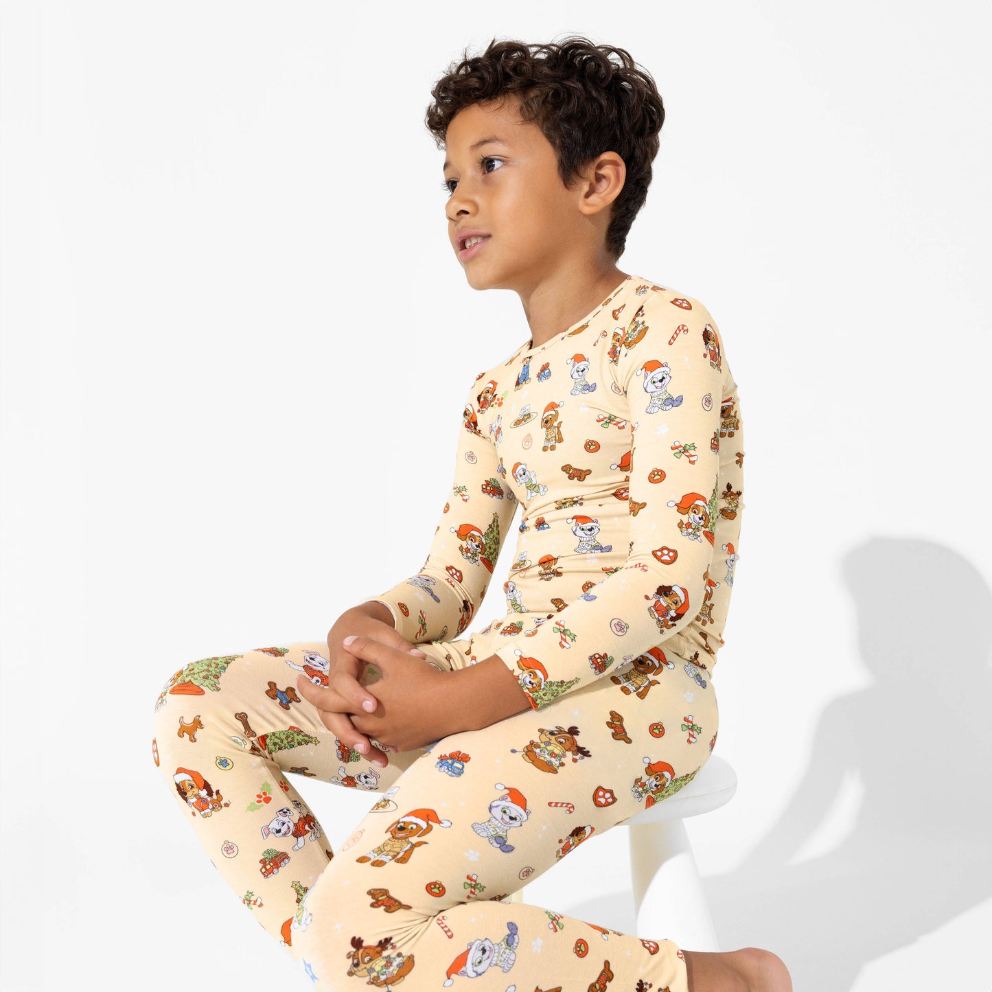 Bellabu Bear - PAW Patrol: Jingle Paws Kids Bamboo Pajamas: 9/10Y