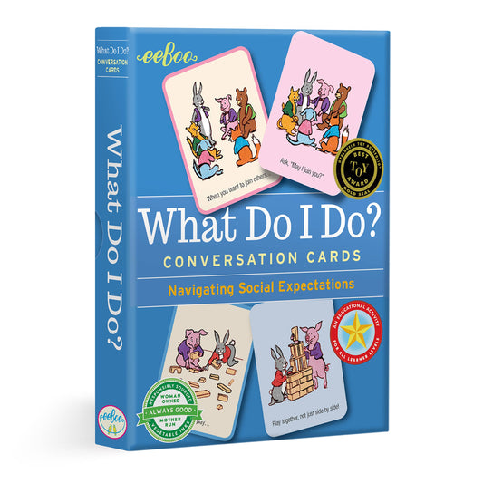 eeBoo - What Do I Do? Conversation Cards