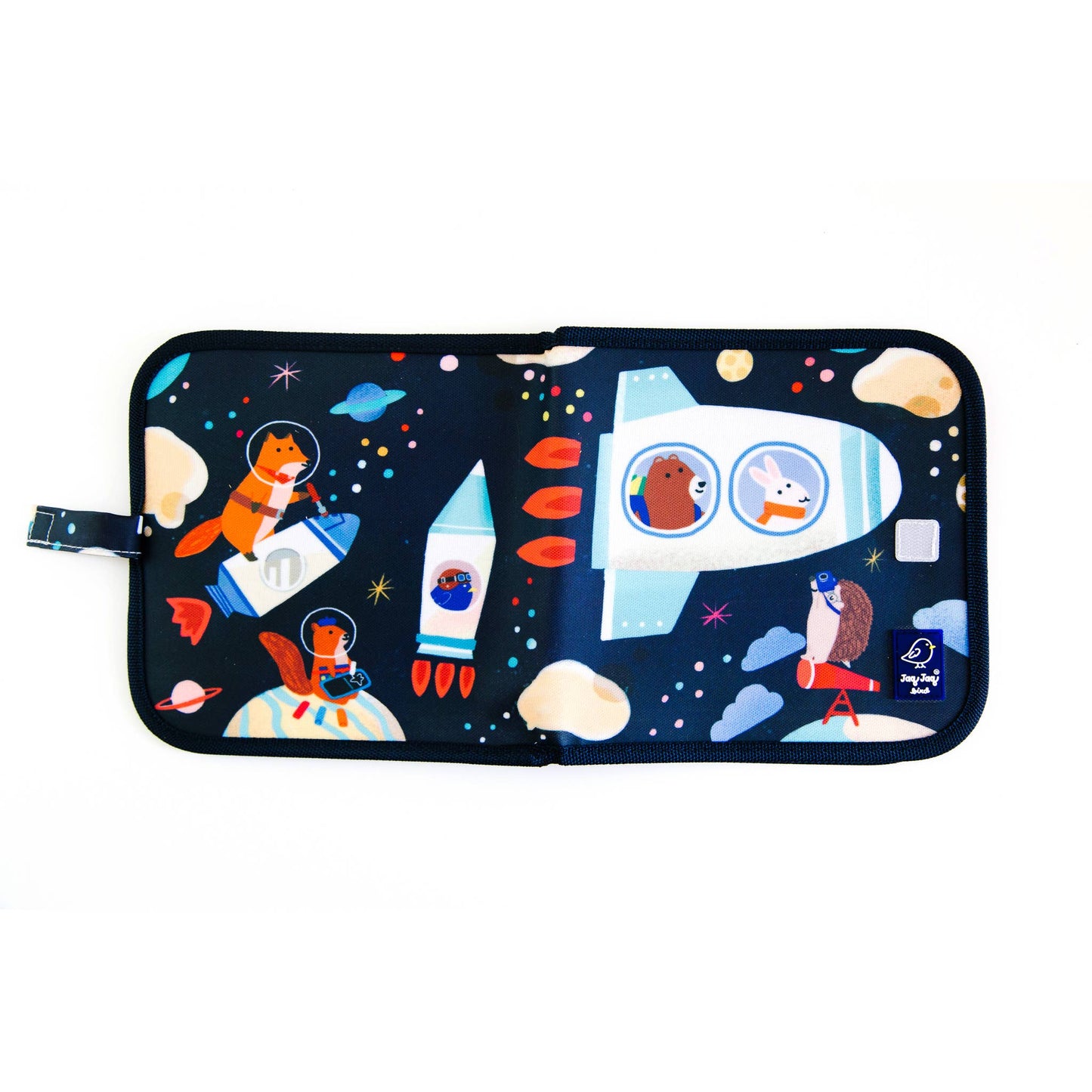Jaq Jaq Bird - Spaceship Activity Dry Erase Book