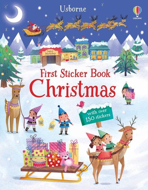 HarperCollins - First Sticker Book Christmas : Usborne