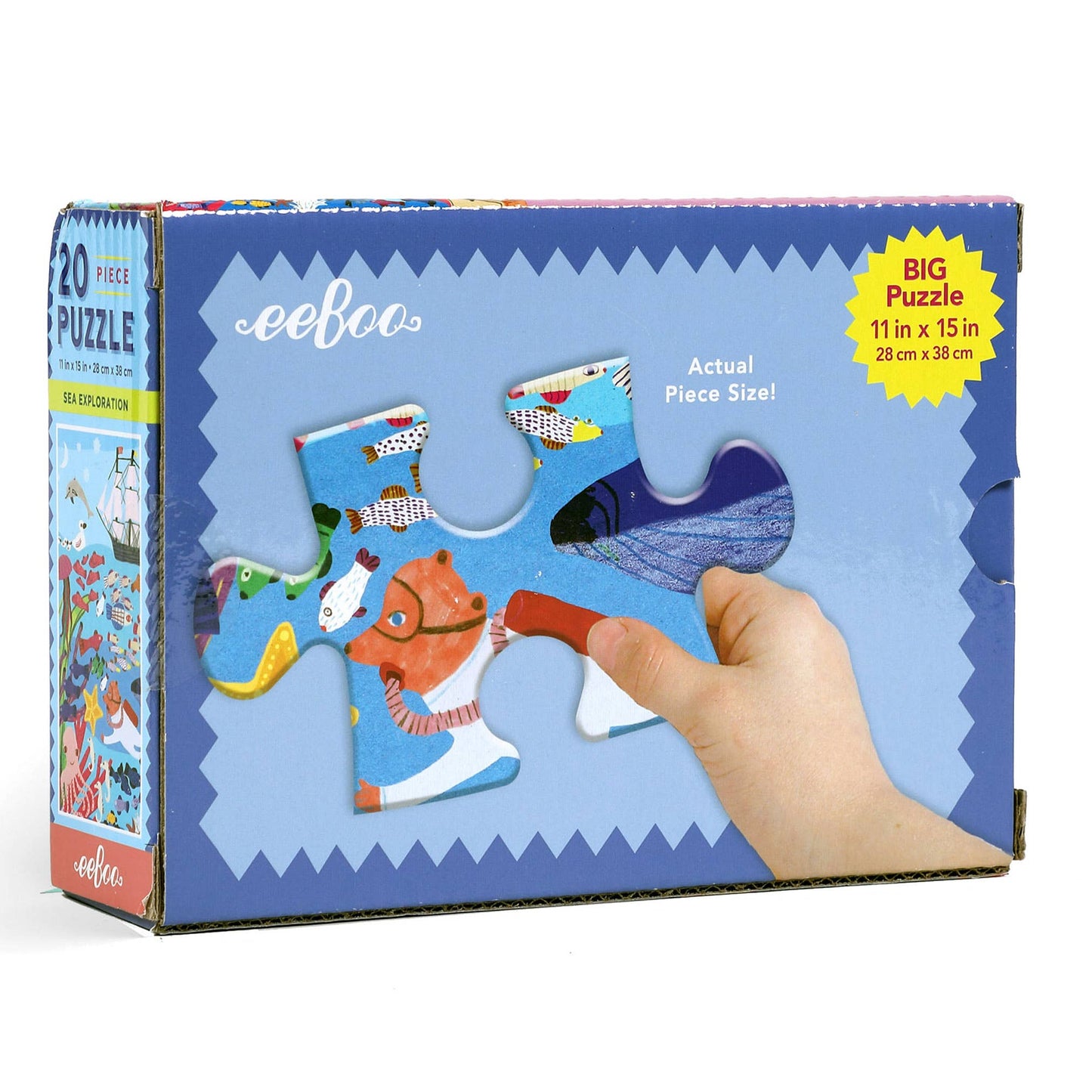 eeBoo - Sea Exploration 20 Piece Puzzle