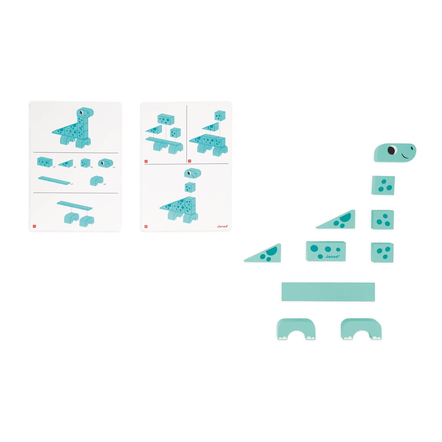 Janod - Dino | Cubikosaurus | Dinosaurs to Build | Early development