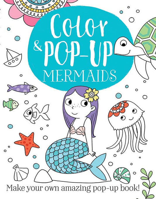 EDC Publishing - Color & Pop-Up: Mermaids