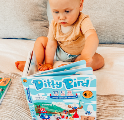 Ditty Bird - Ditty Bird Sound Book 4th July Gift: United songs of America