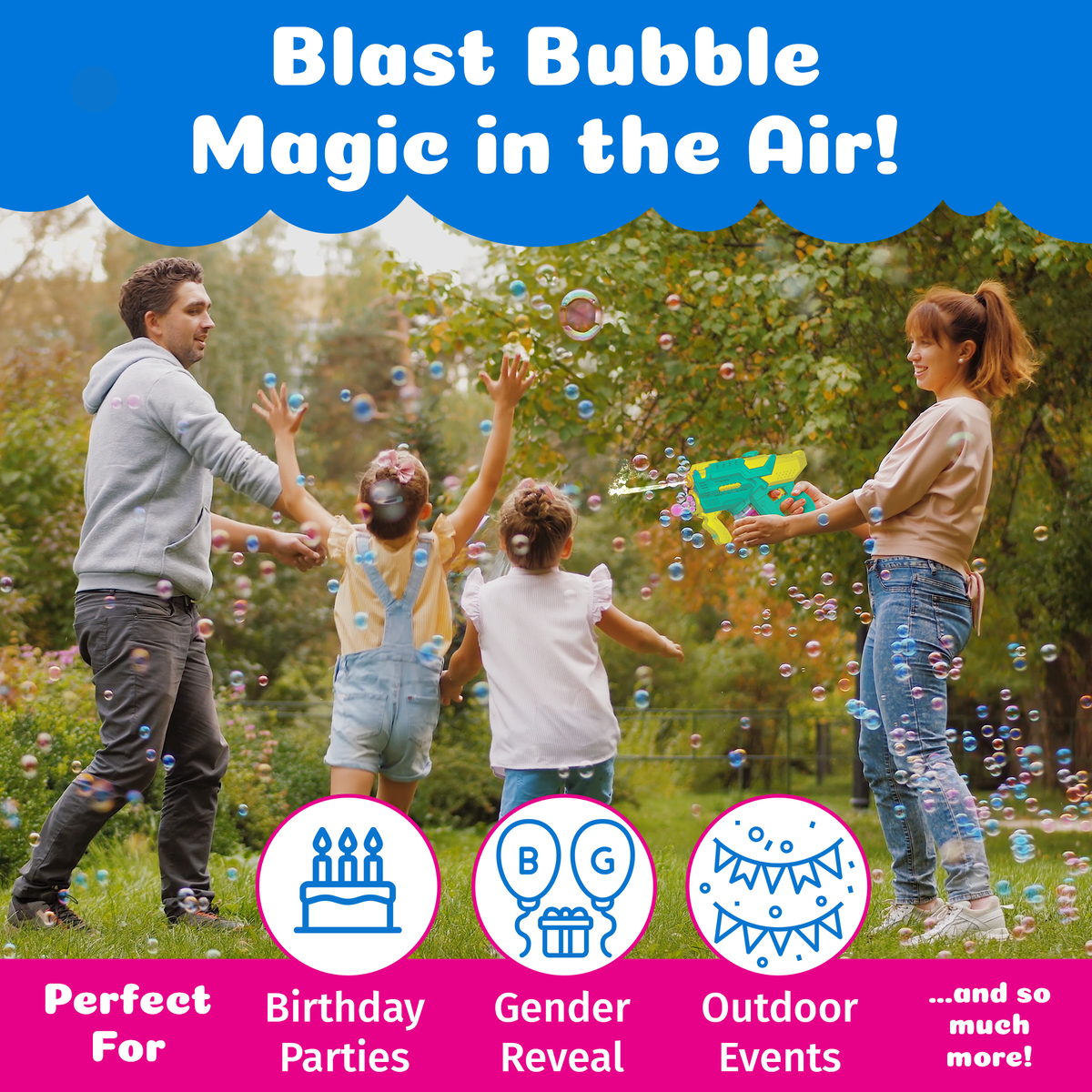 South Beach Bubbles - PoppinColorz Hydra: 2-in-1 Water Gun & Color Bubble Blaster