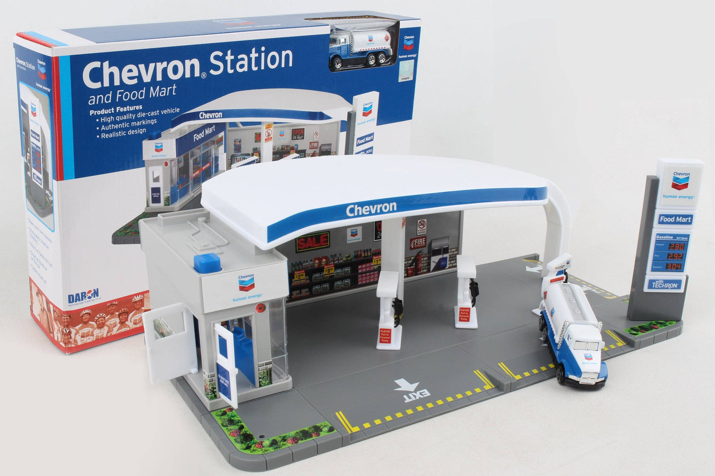 Daron Worldwide Trading - RT187215 Chevron Gas Station by Daron Toys