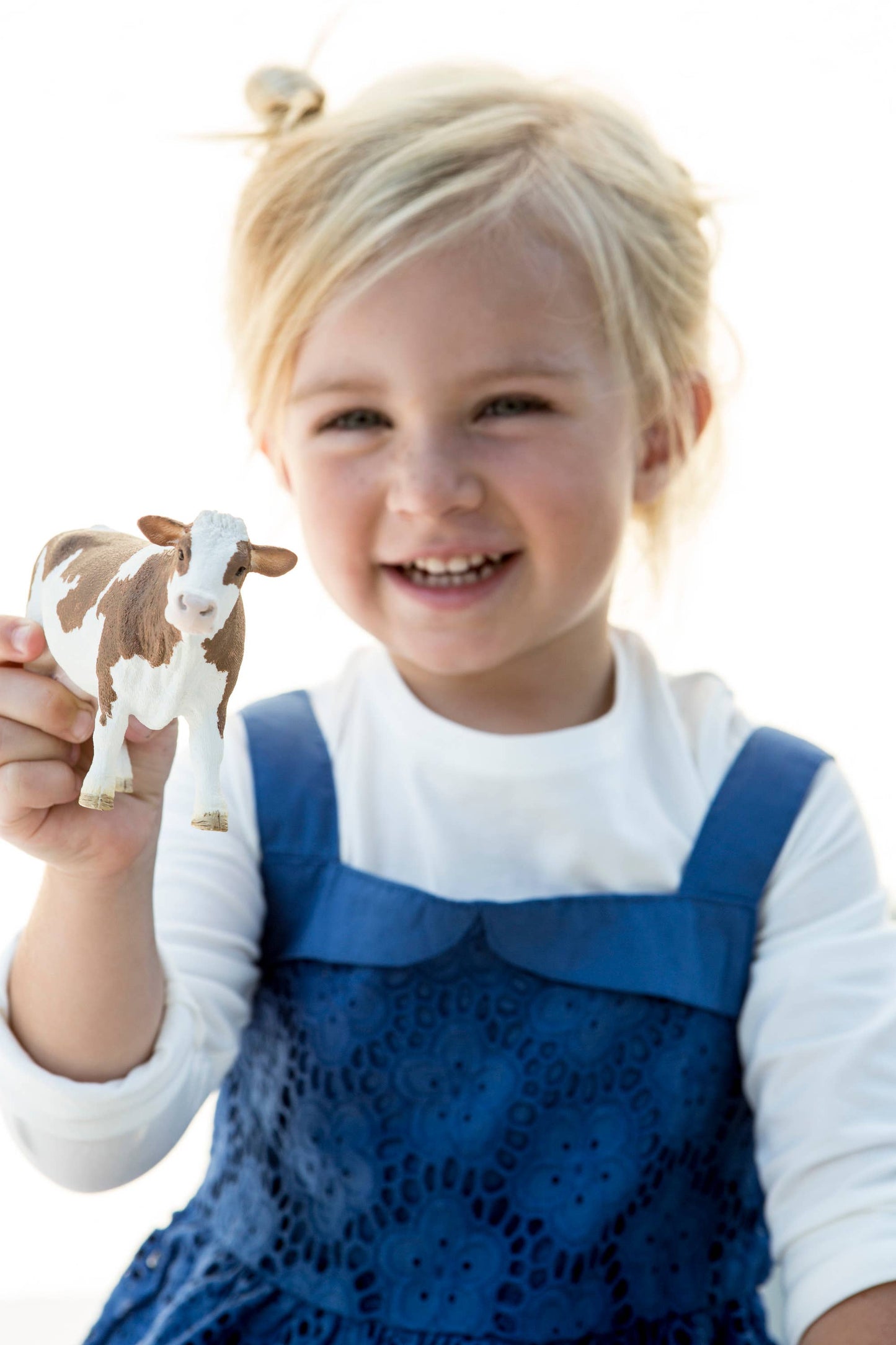 Schleich - Simmental Cow Farm Animal Toy