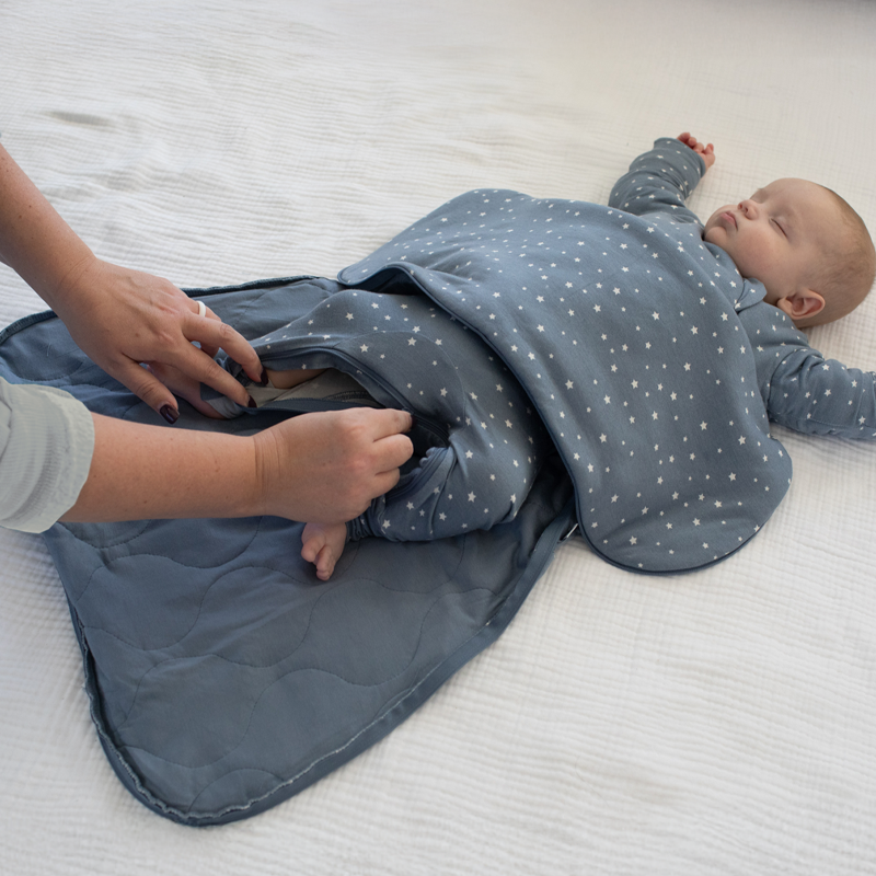 gunamuna - SS26 LONG SLEEVE SLEEP BAG : Pink gingham / 3-9M / 1.0