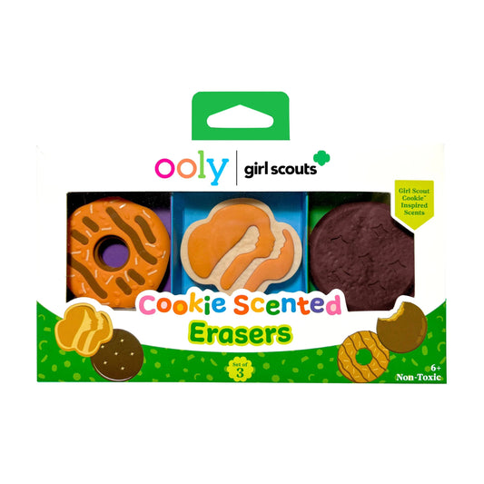 OOLY - OOLY x Girl Scouts Cookie Scented Erasers - Set of 3