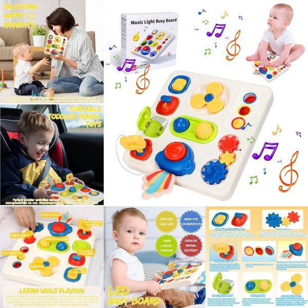 St. Louis Wholesale LLC - STEM Learning - Electronic Music Light Busy Board