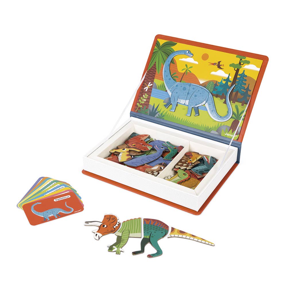 Janod - Magneti'book - Dinosaurs