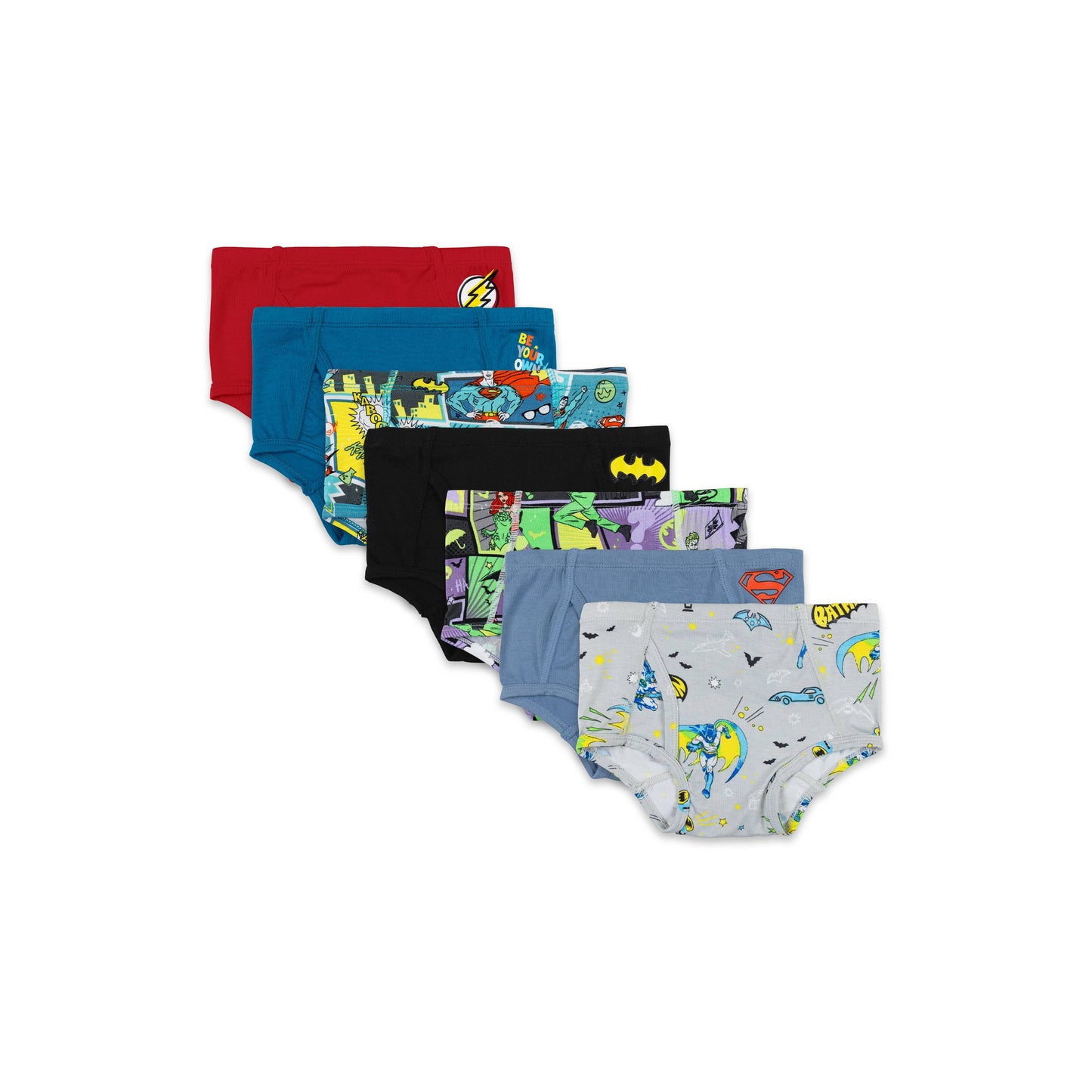 Bellabu Bear - Batman Bamboo Boy's Underwear 7-Pack: 2/3T