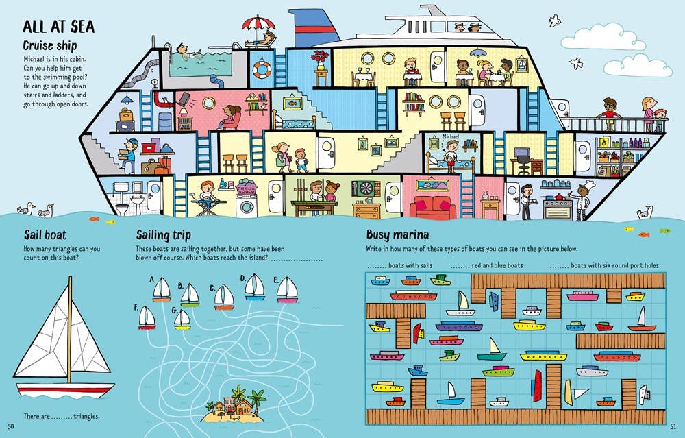 HarperCollins - Travel Activity Book : Usborne