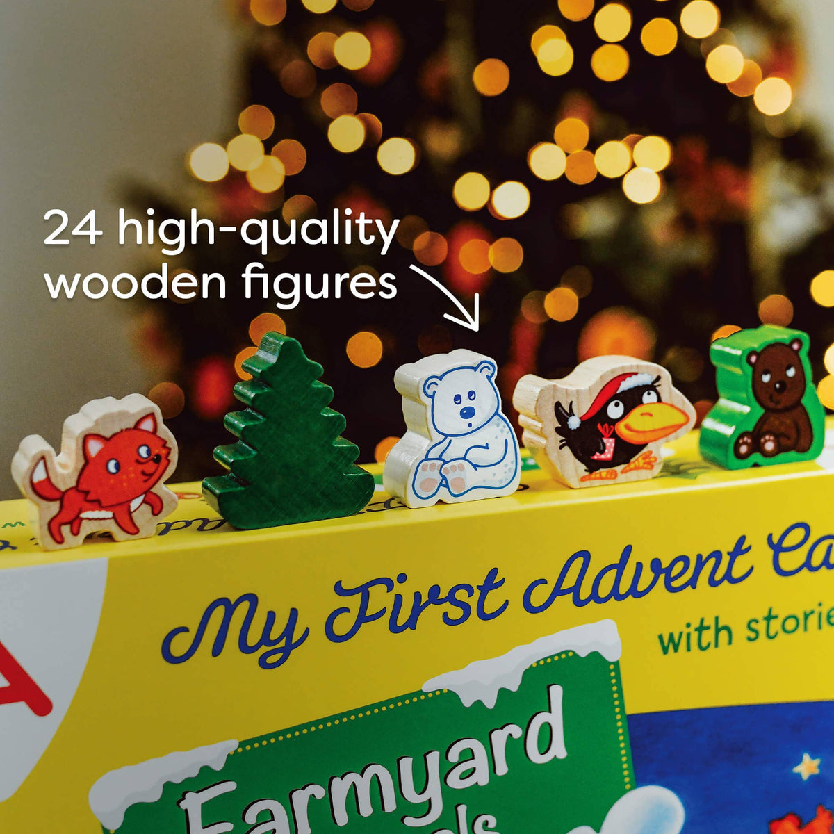 HABA USA - My First Games Advent Calendar - Farmyard Animals - Pack of 6