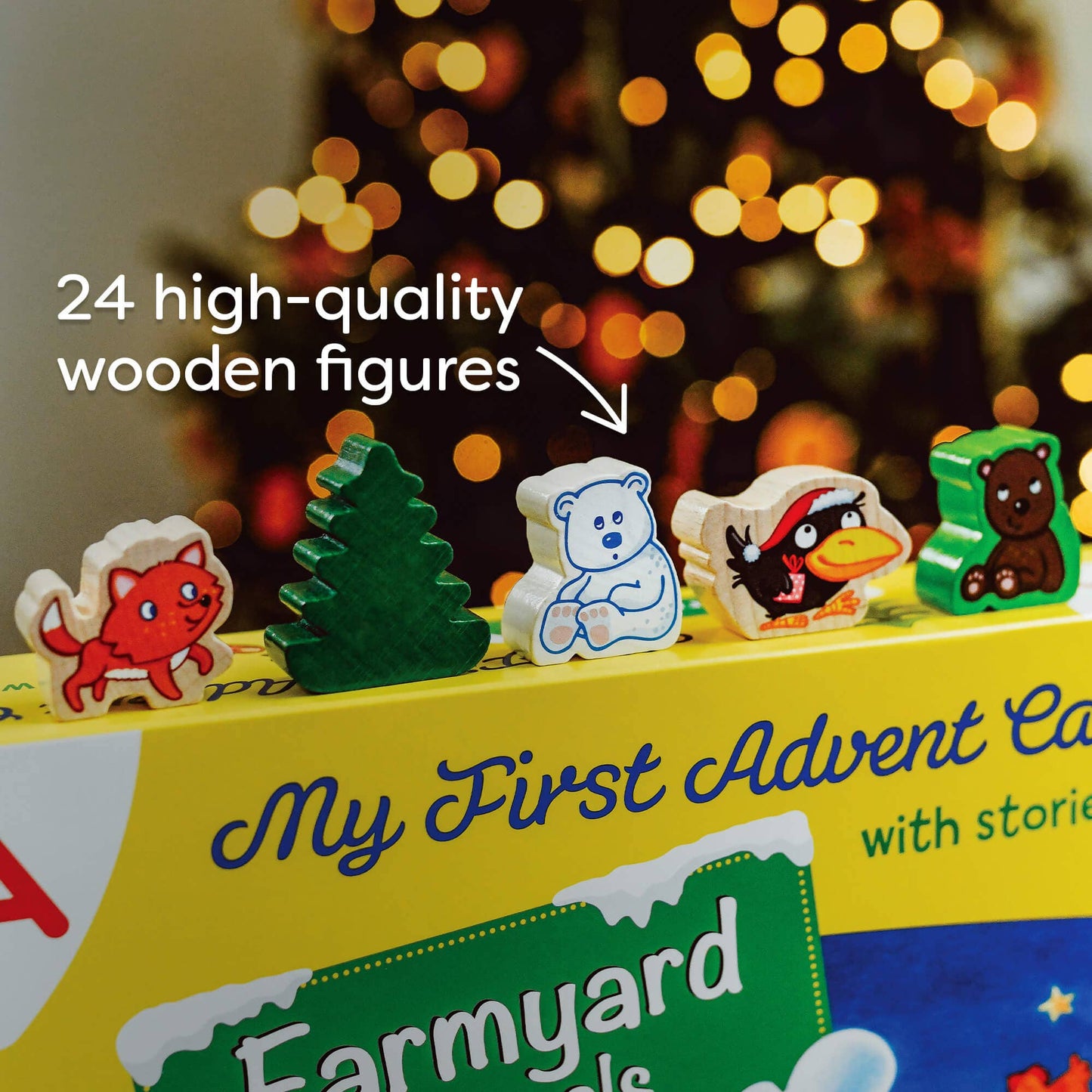HABA USA - My First Games Advent Calendar - Farmyard Animals - Pack of 6