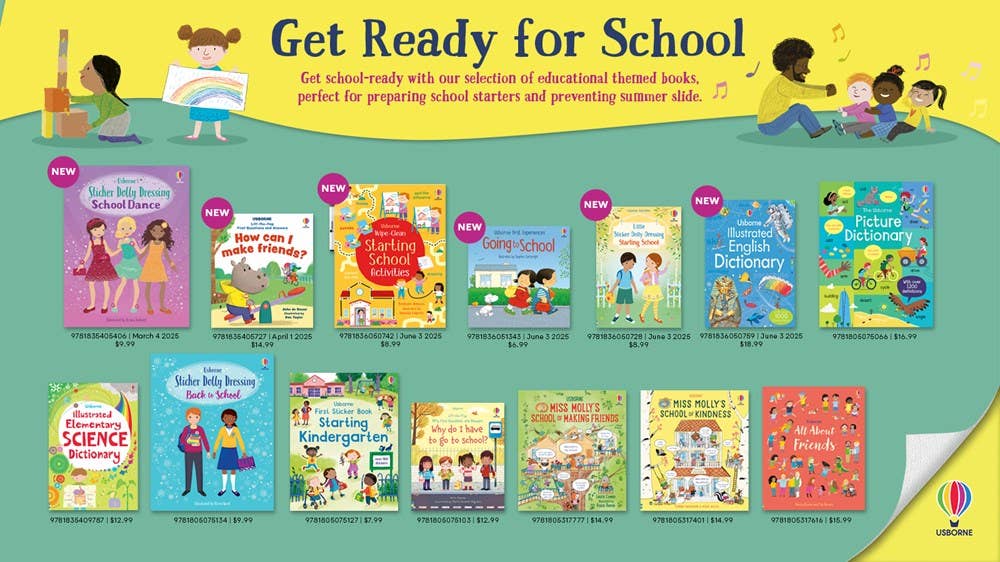 HarperCollins - First Sticker Book Starting Kindergarten : Usborne