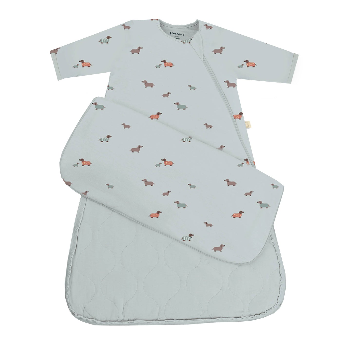 gunamuna - SS26 LONG SLEEVE SLEEP BAG : Girl dog / 18-24M / 0.5