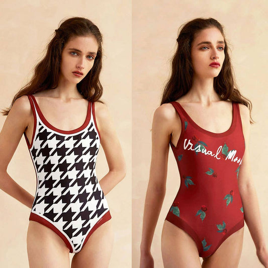 Visual Mood - LENNON Open-back One Piece Swimsuit: M