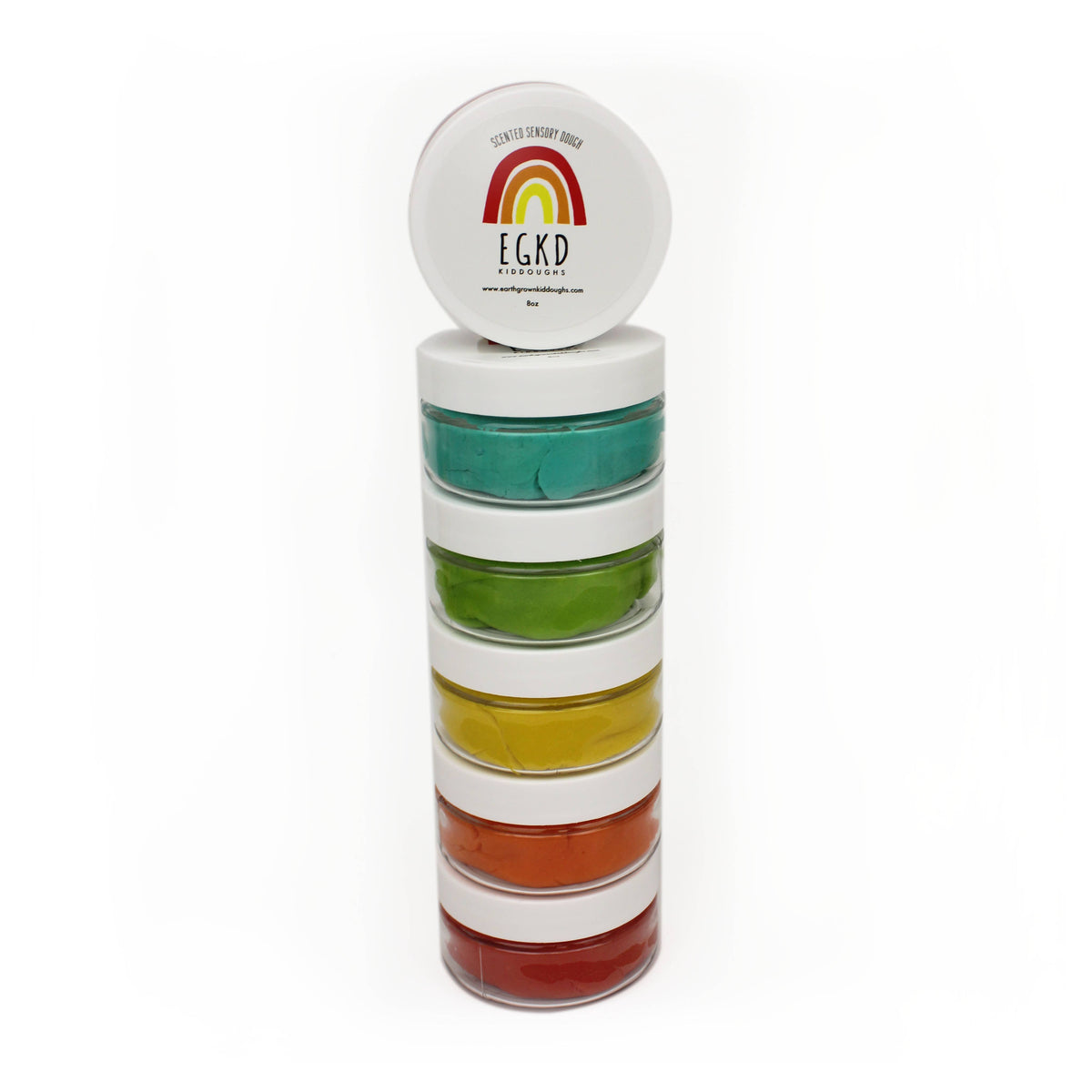 Earth Grown KidDoughs (KidDoughs by EGKD) - Mini KidDough Rainbow Set