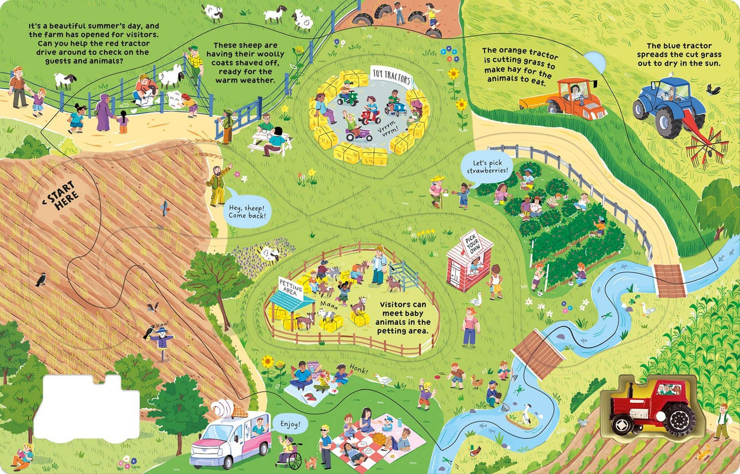 HarperCollins - Wind-up Tractor : Usborne