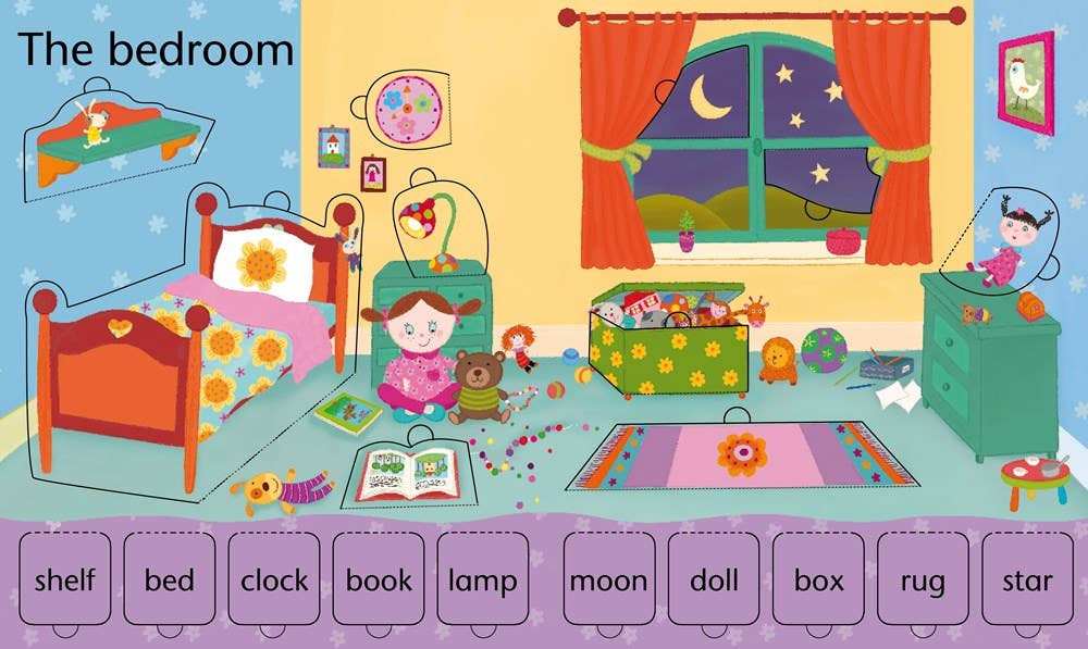 HarperCollins - Lift-The-Flap Word Book : Usborne