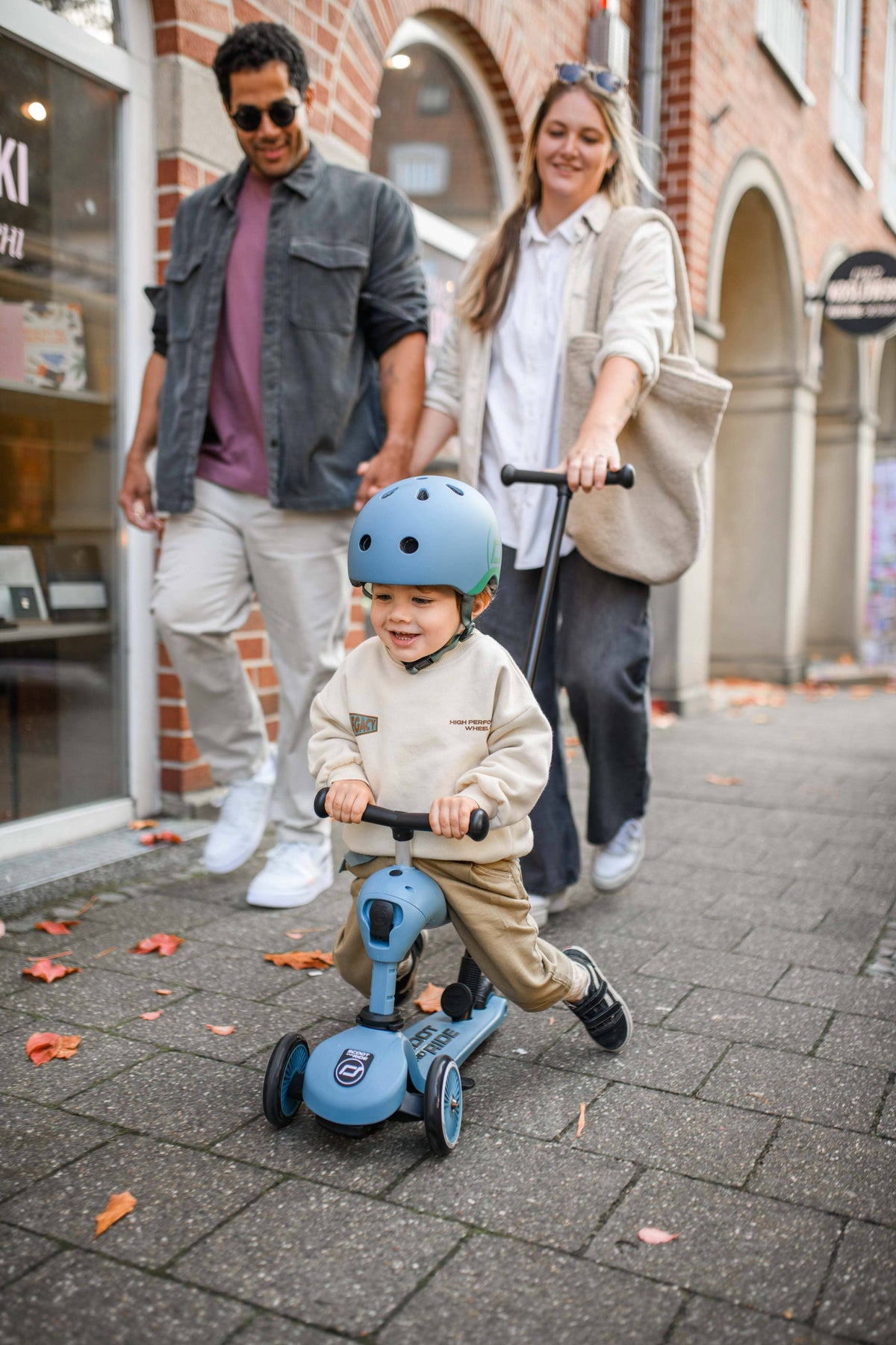 Scoot & Ride - HighwayKick 1 Push & Go Scooter and Ride On Toy: Ash