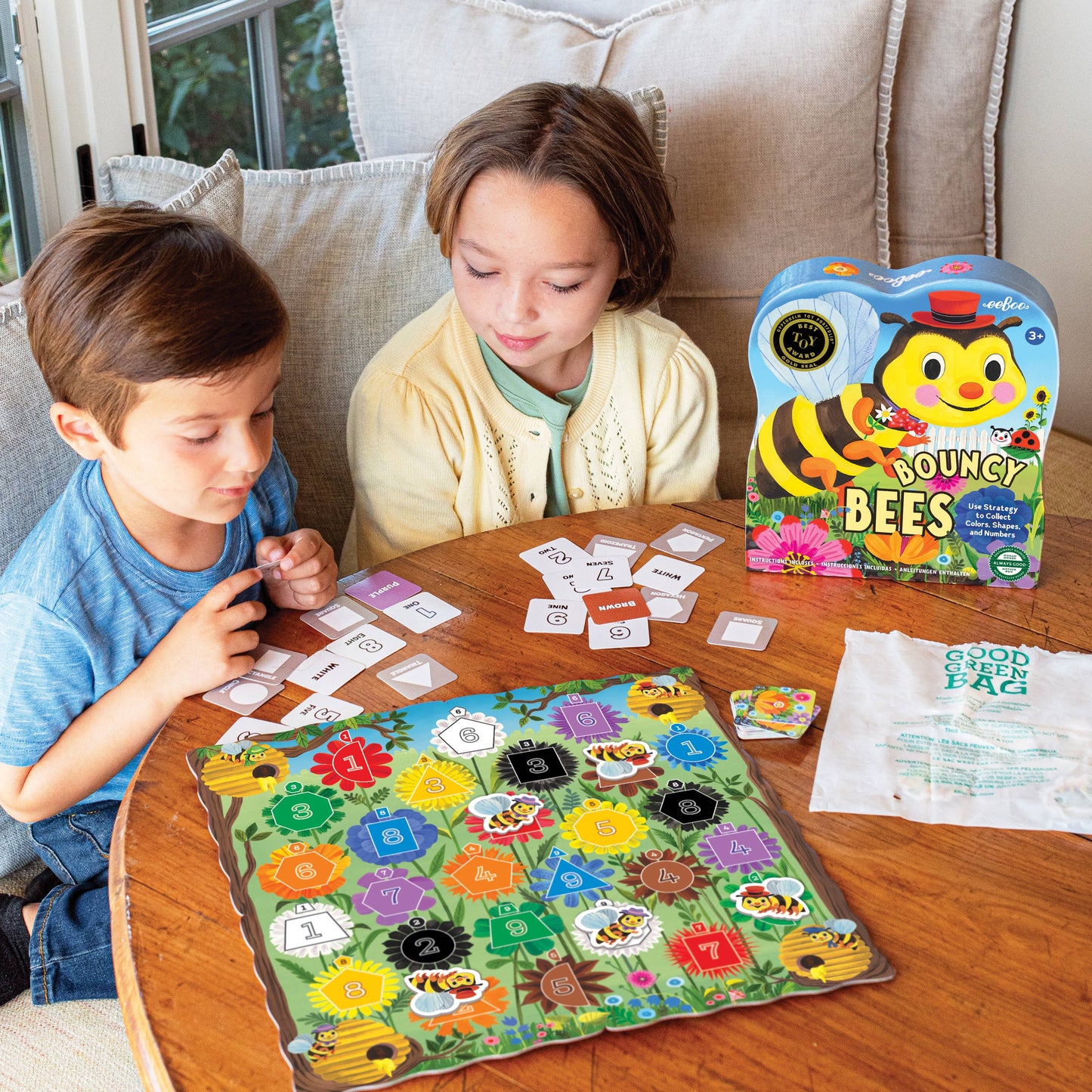 eeBoo - Bouncy Bees Shaped Game