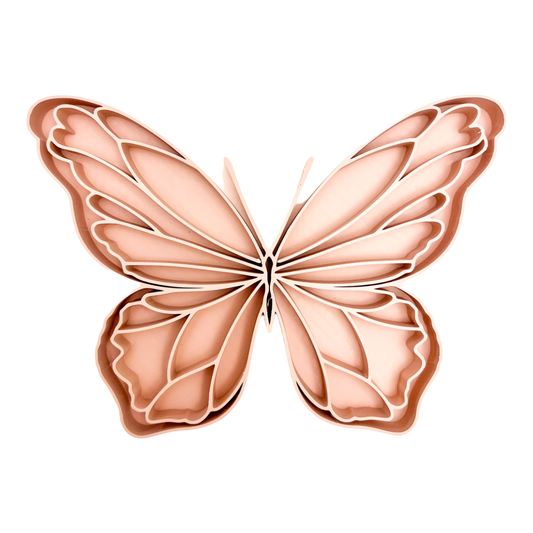 CJECOPLAY INC. - Butterfly EcoTray: Beige/Neutral / Mini Size(+- 10cm)