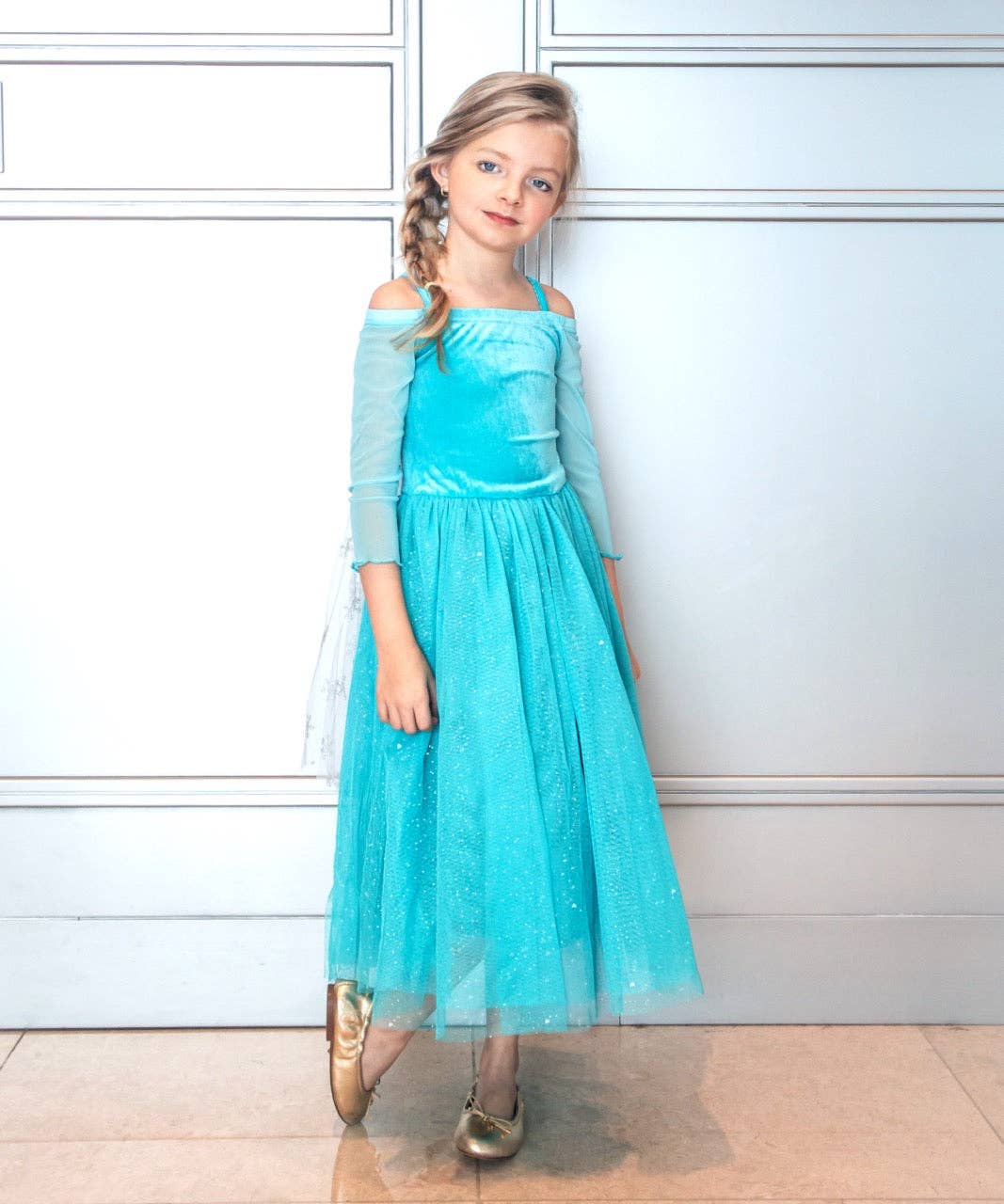 Joy Costumes by Teresita Orillac - The Snowflake Queen Costume Dress: M (6-8 years)