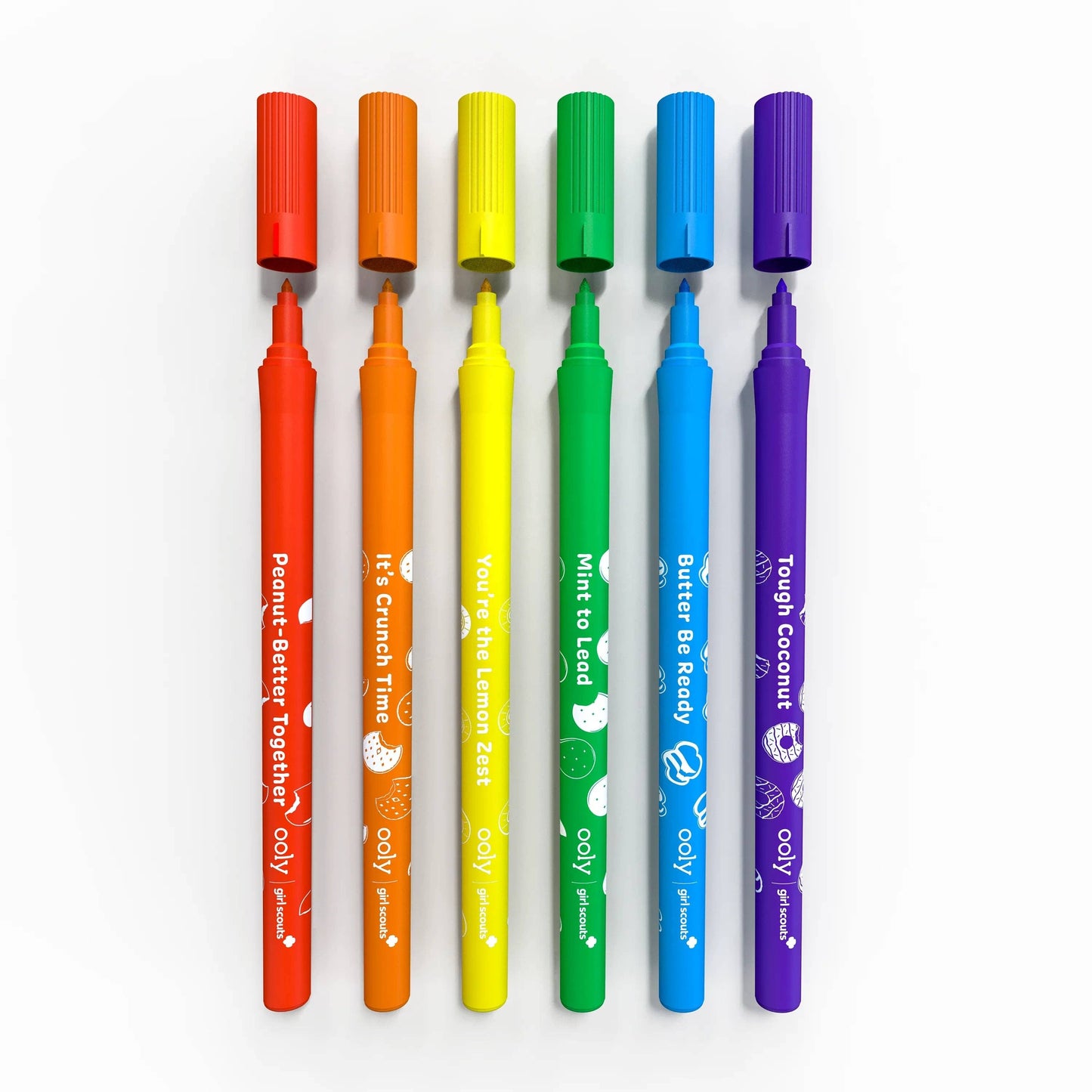 OOLY - OOLY x Girl Scouts Cookie Scented Markers - Set of 6