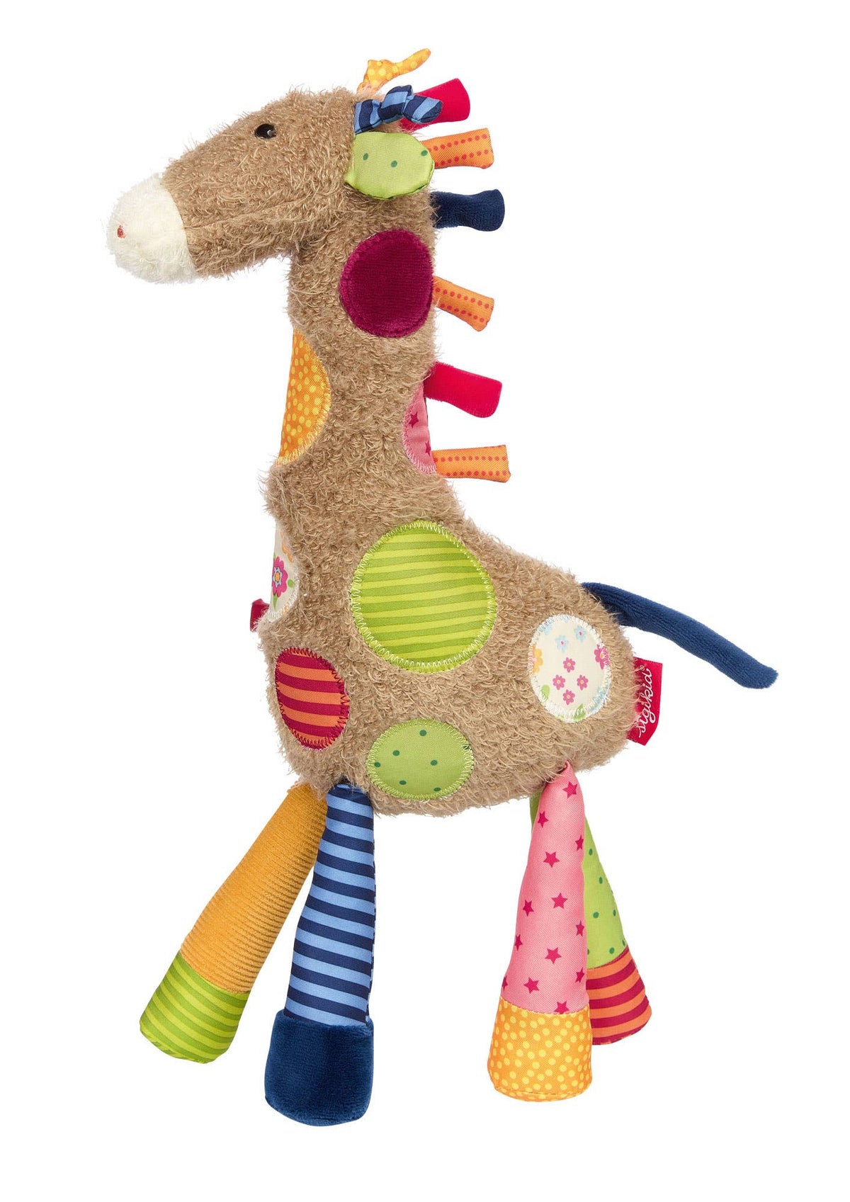 sigikid - Patchwork Giraffe Plush Toy