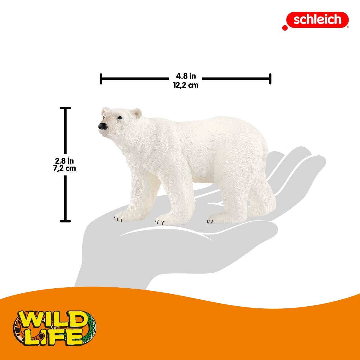 Schleich - Polar Bear Arctic Animal Toy