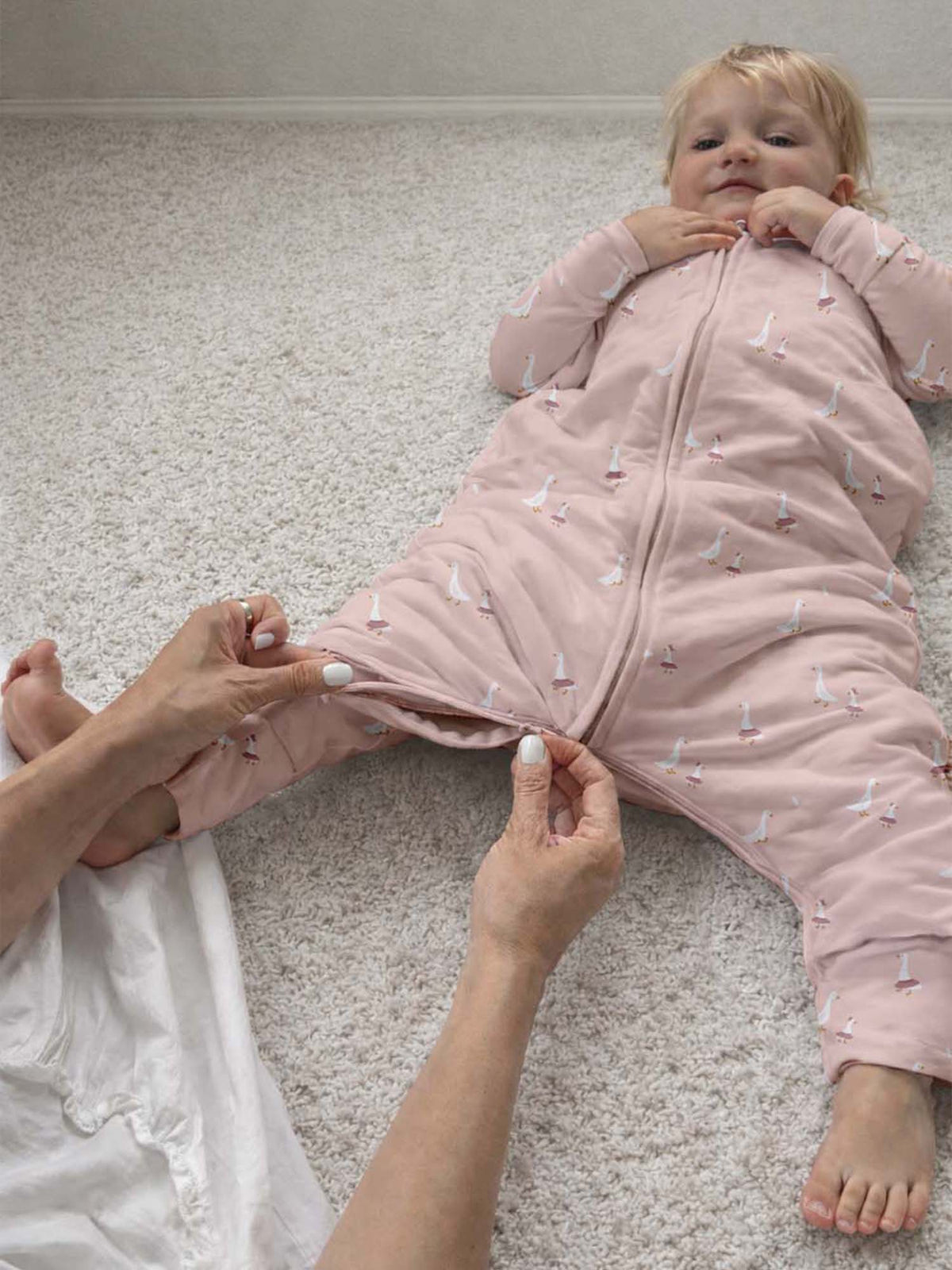 gunamuna - FW26 Footie Sleep Sack 1.0: Petals / 18-36m