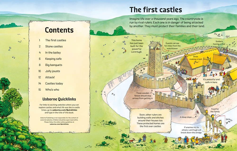 HarperCollins - See Inside Castles : Usborne
