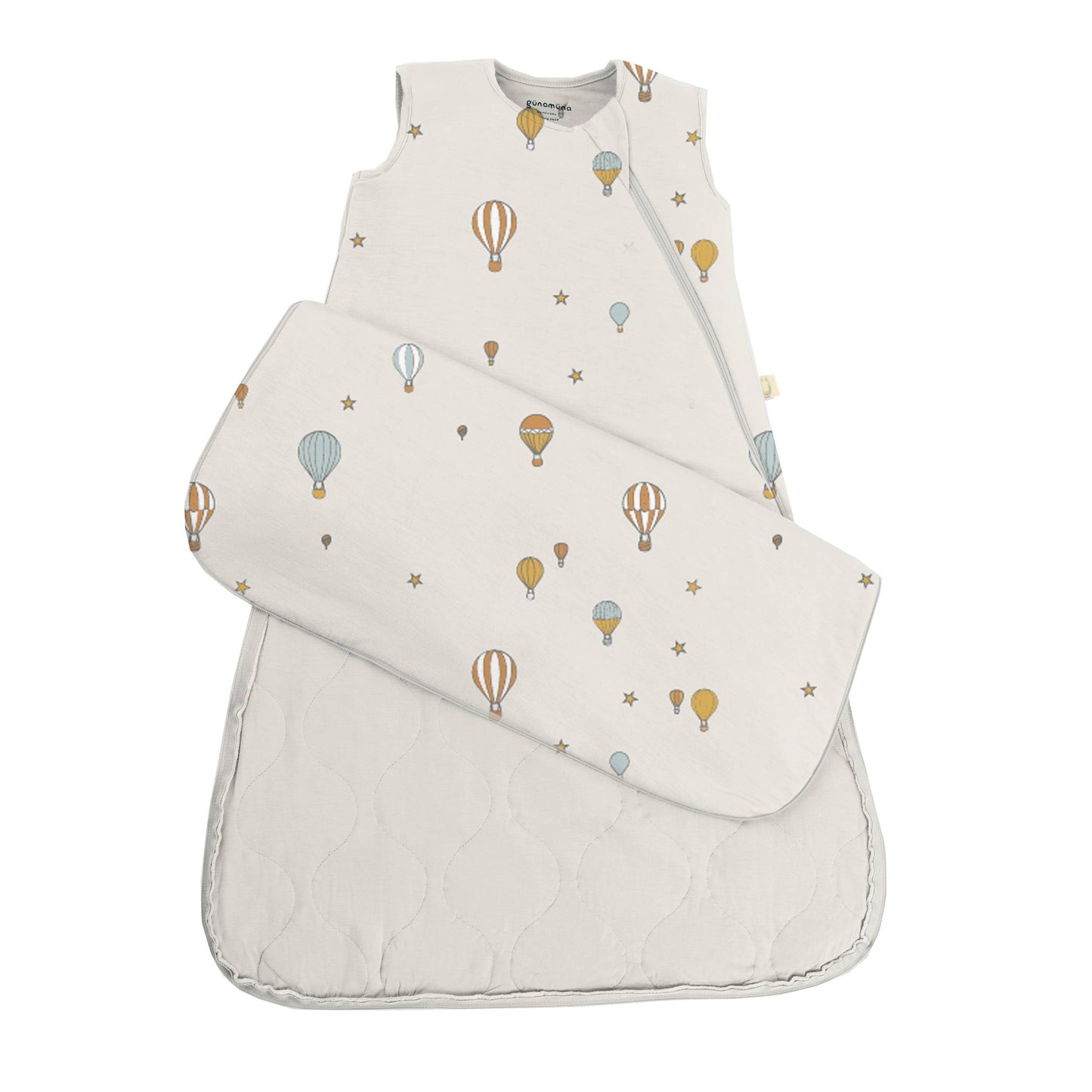 gunamuna - SS26 SLEEP BAG 0.5 TOG: Up up and away / 24-36M