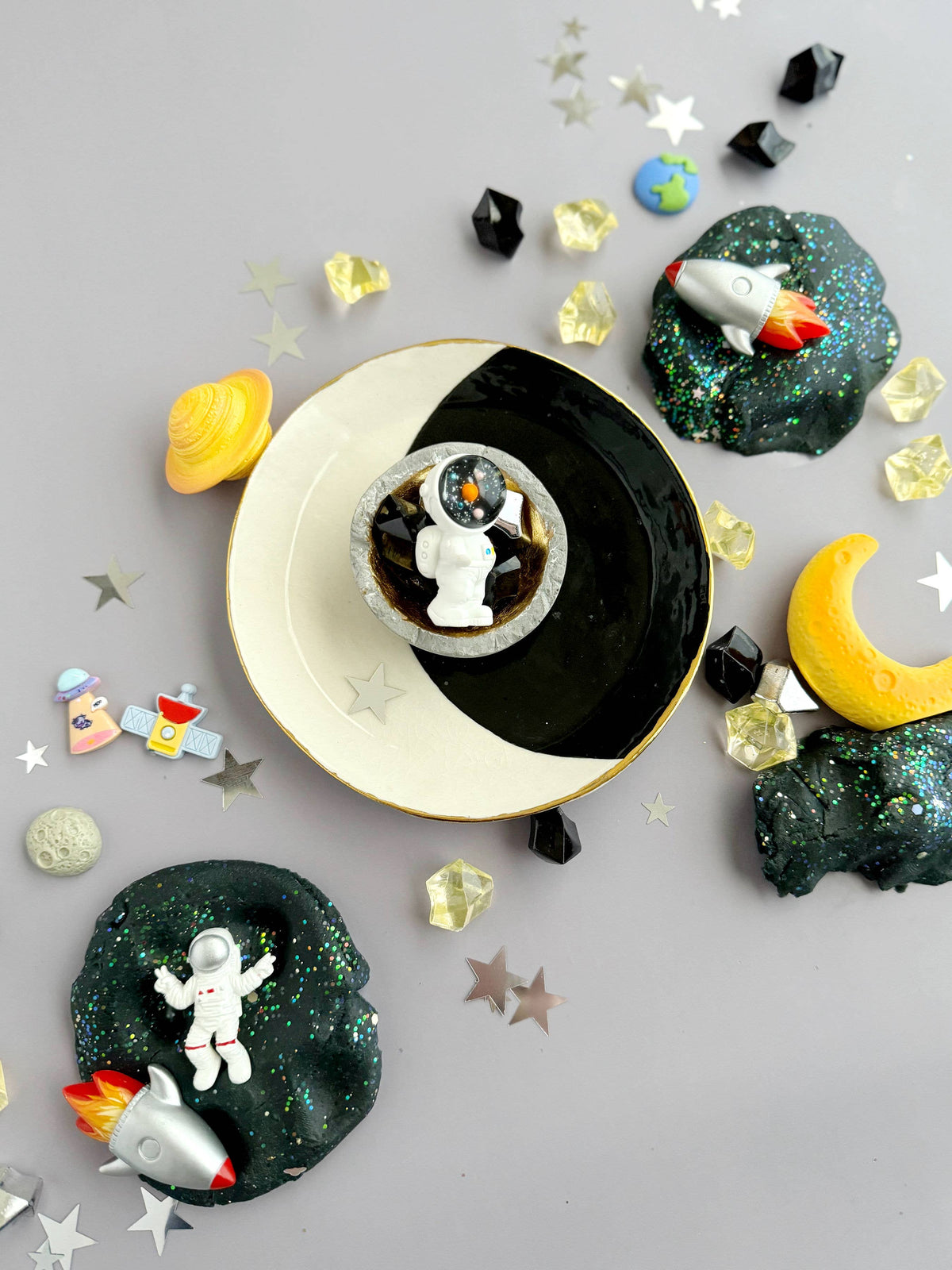 Earth Grown KidDoughs (KidDoughs by EGKD) - Space KidDough Play Kit