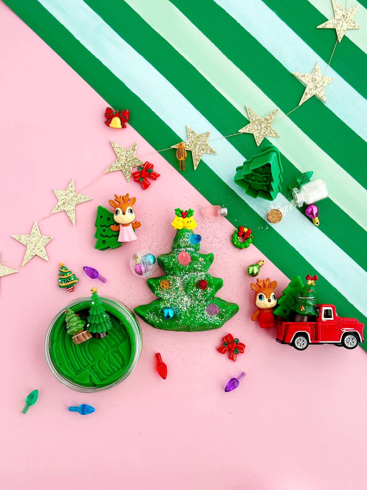 Earth Grown KidDoughs (KidDoughs by EGKD) - Trim a Tree KidDough Play Kit