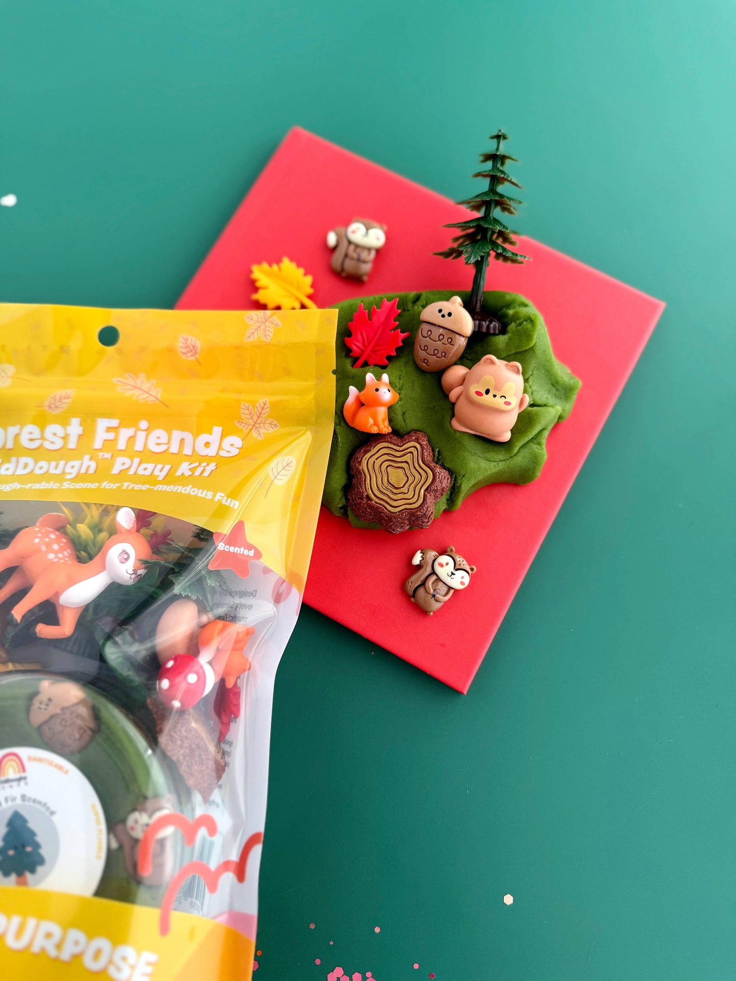 Earth Grown KidDoughs (KidDoughs by EGKD) - Forest Friends KidDough Play Kit