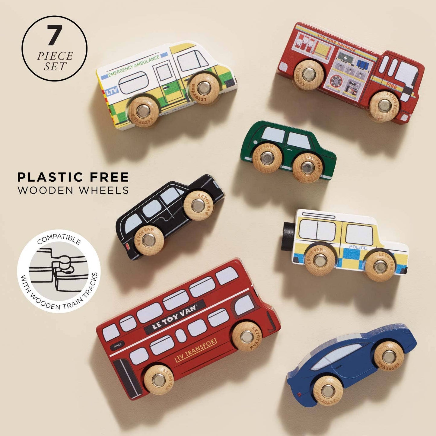Le Toy Van, Inc. - London Toy Car Set