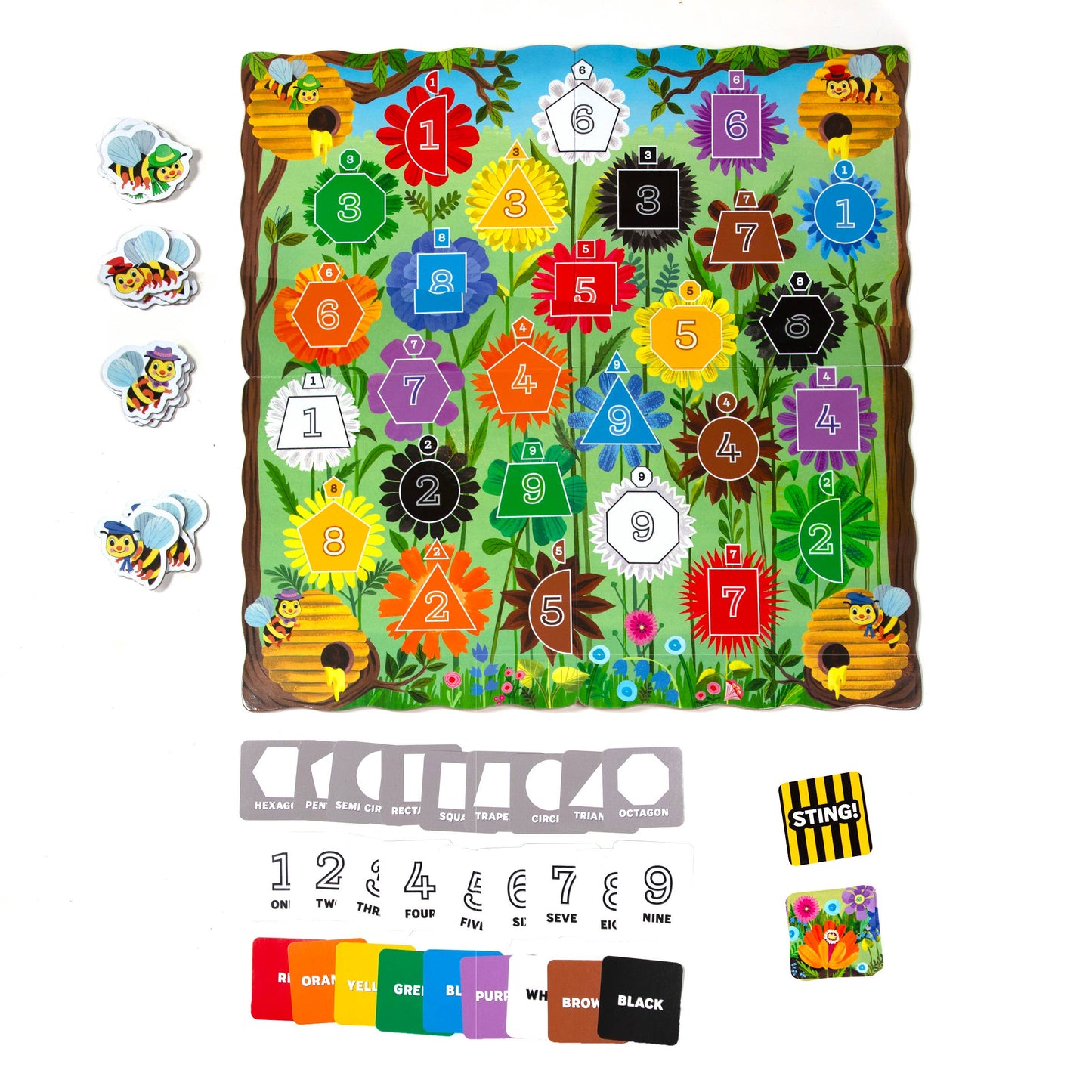 eeBoo - Bouncy Bees Shaped Game