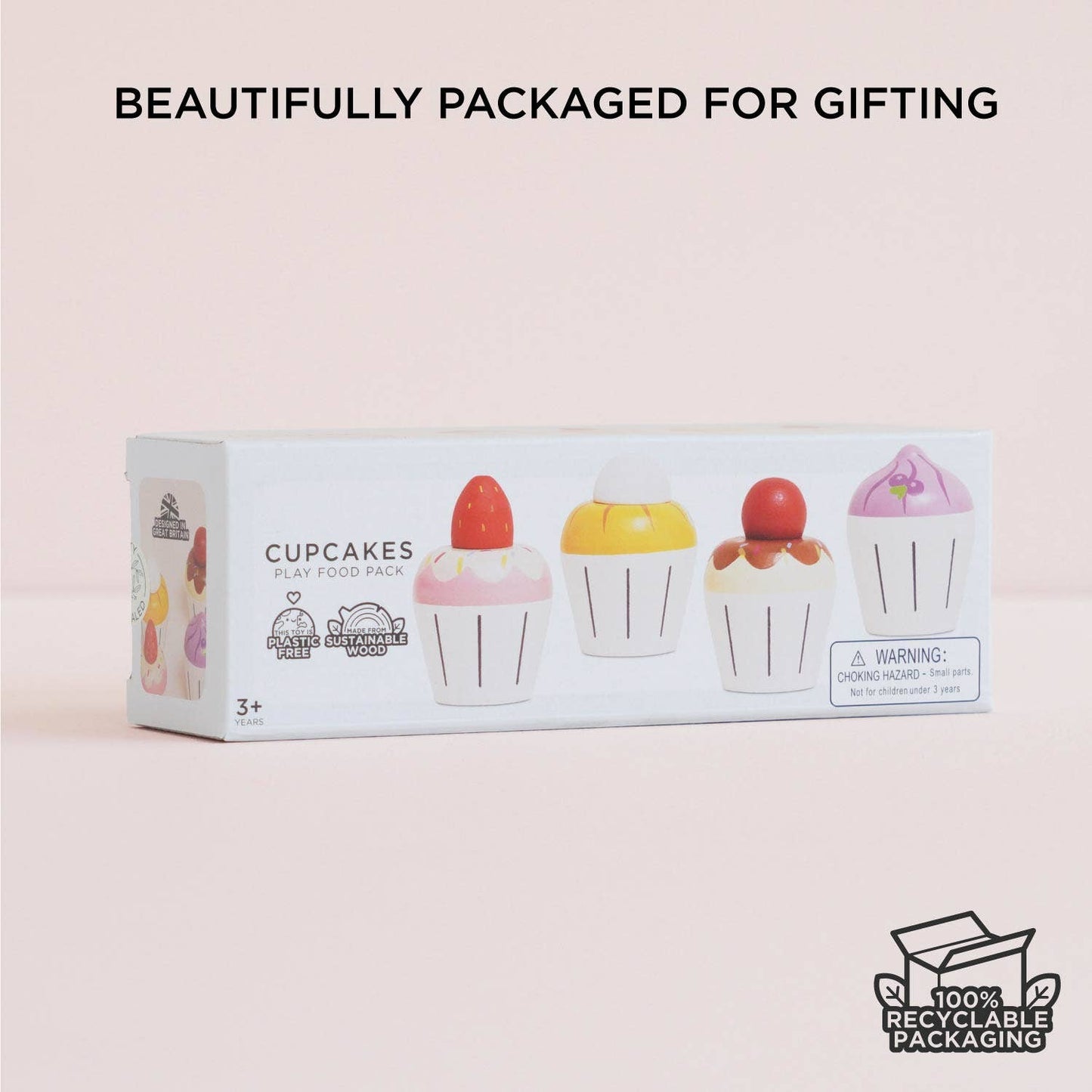 Le Toy Van, Inc. - Wooden Cupcake Play Food Set